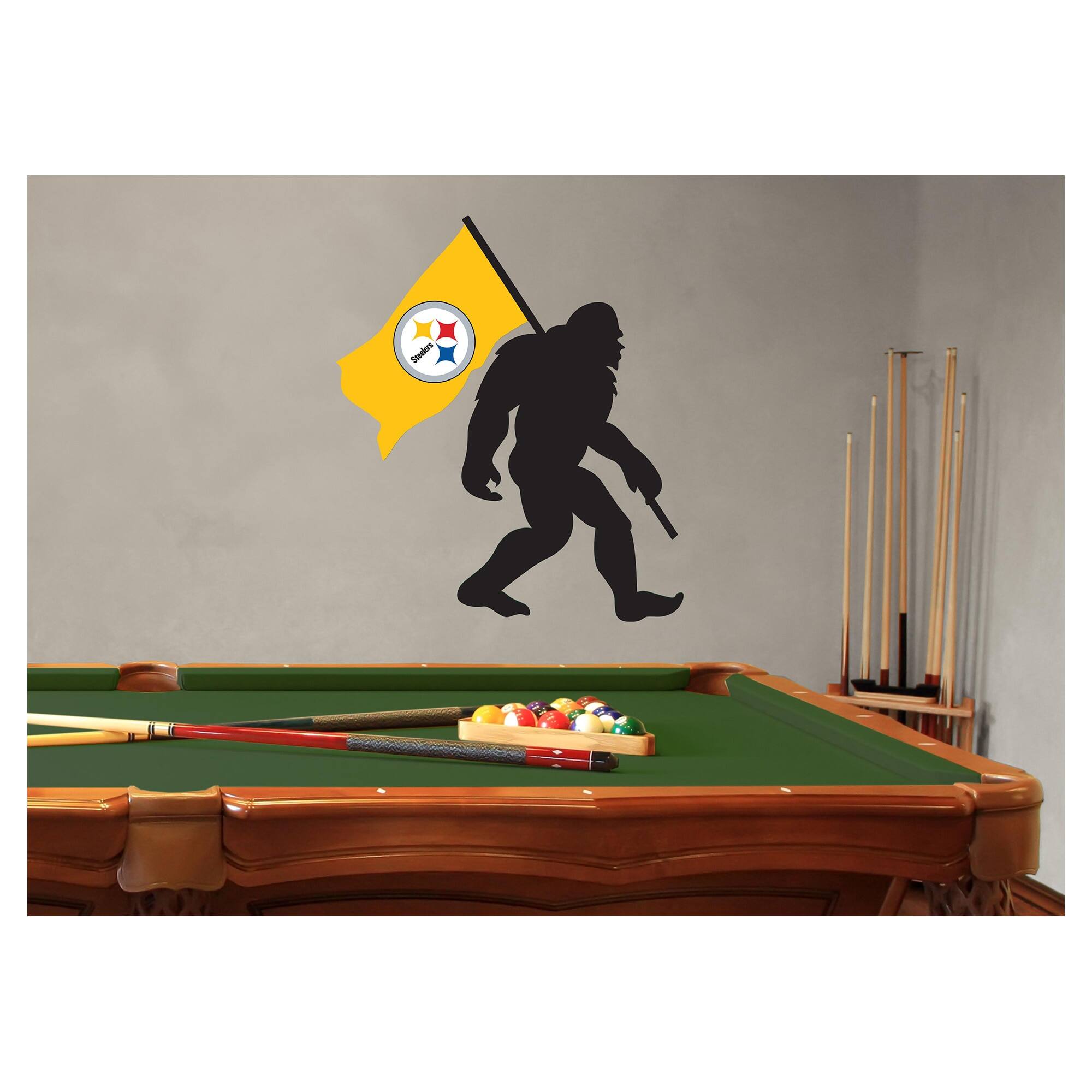 Pittsburgh Steelers Bigfoot Decal