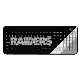 Keyscaper - Las Vegas Raiders Diagonal Stripe Wireless Keyboard - Multicolor