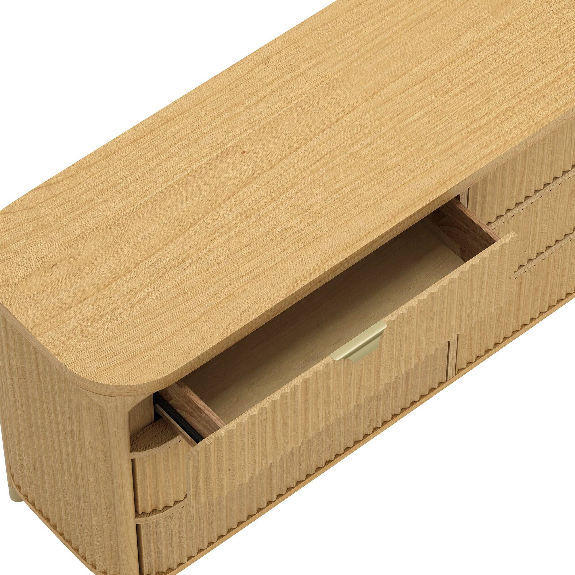 Alt View 1. Manhattan Comfort - Park Contemporary 68" Dresser - Natural.