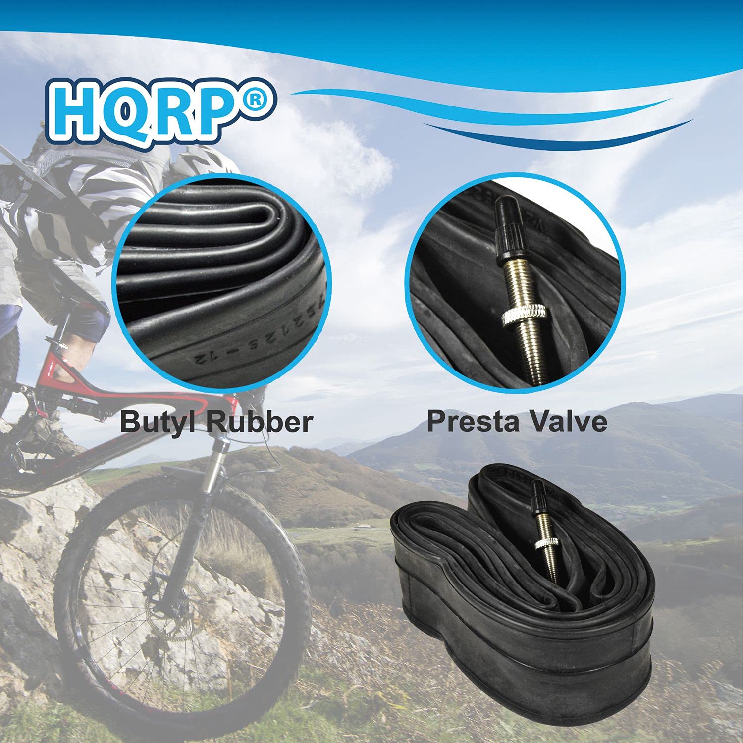 HQRP® 12 - Butyl Rubber Presta Valve

Butyl Rubber

Presta Valve