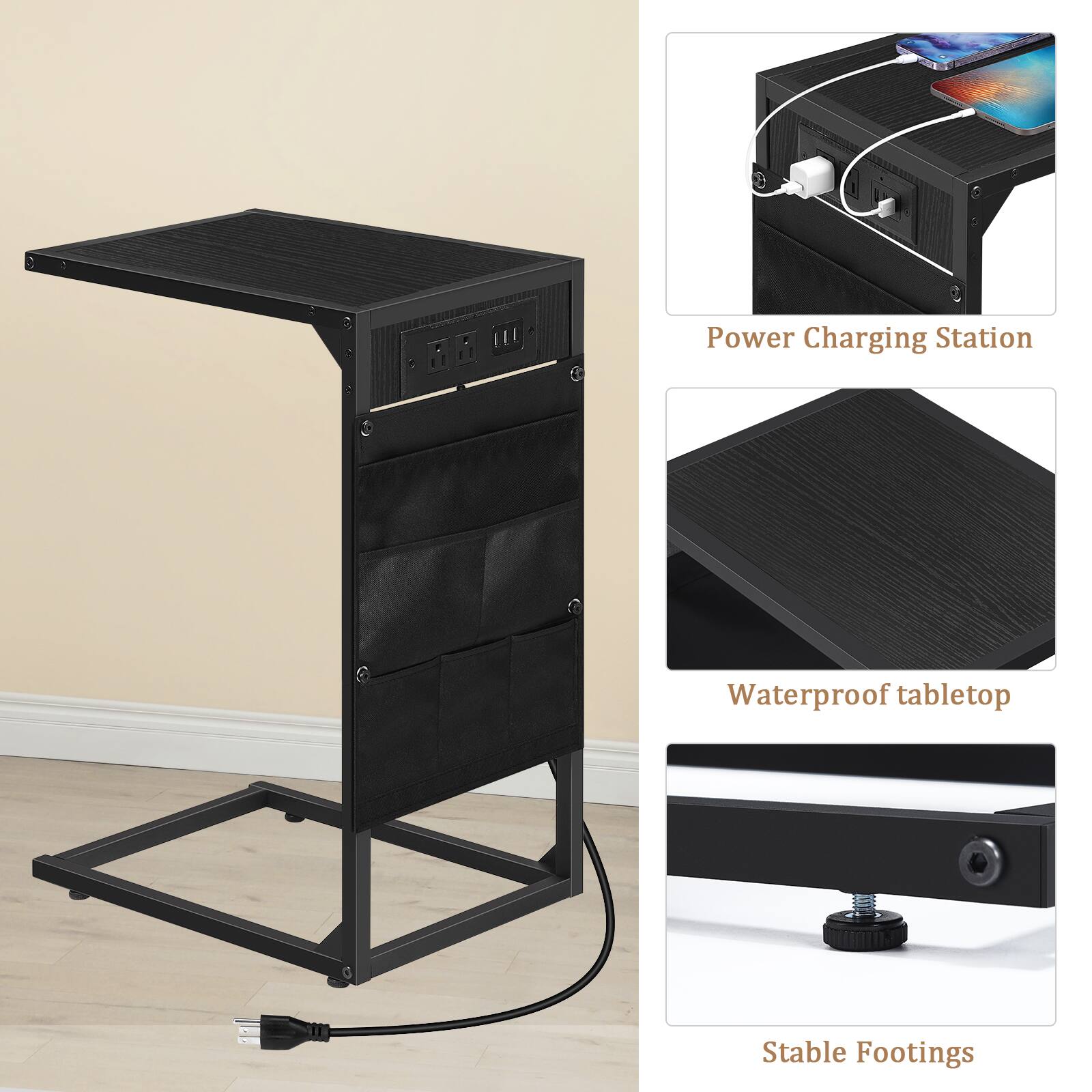 LLI Power Charging Station Waterproof tabletop Stable Footings