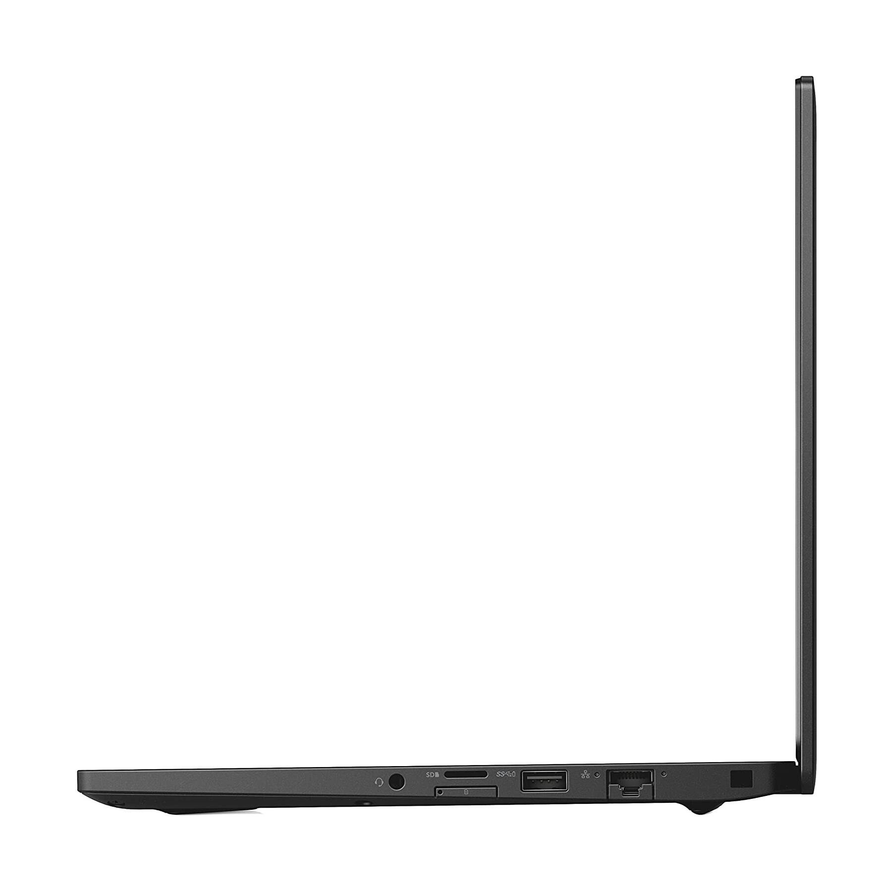 Back. Dell - Dell Latitude 7390 Core i5-8350U 1.7GHz, 16GB, 512GB SSD, 13.3" FHD, Windows 11 Pro 64-bit - Dark Gray.