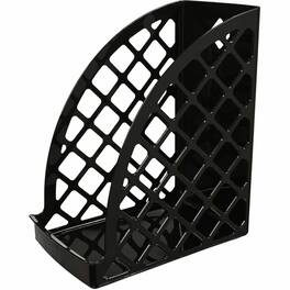Deflecto - Sustainable Office Magazine File - Black