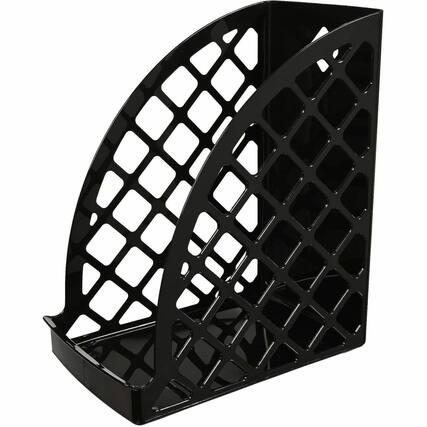 Front. Deflecto - Deflecto Sustainable Office Magazine File Black - Black.