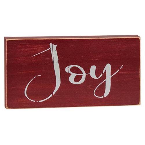 Alt View 1. BreeBe - Holiday Script Red Word Block 4 Asstd. - Red.