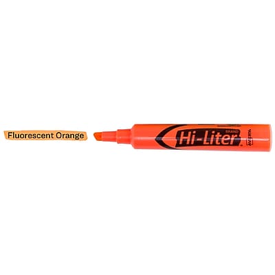Fluorescent Orange  
Hi-Liter