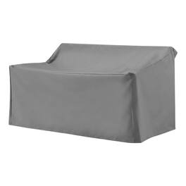 Crosley Furniture - 2Pc Outdoor Furniture Cover Set - Loveseat & Round Table - Gray