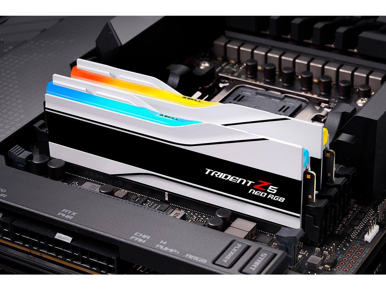 Sure, here is the corrected and grouped text:

- TRIDENT Z5 NEO RGB
- ATX PWR
- CHR FAN
- H PUMP+
- AIRG8 FLEXKEY
- START
- O O O