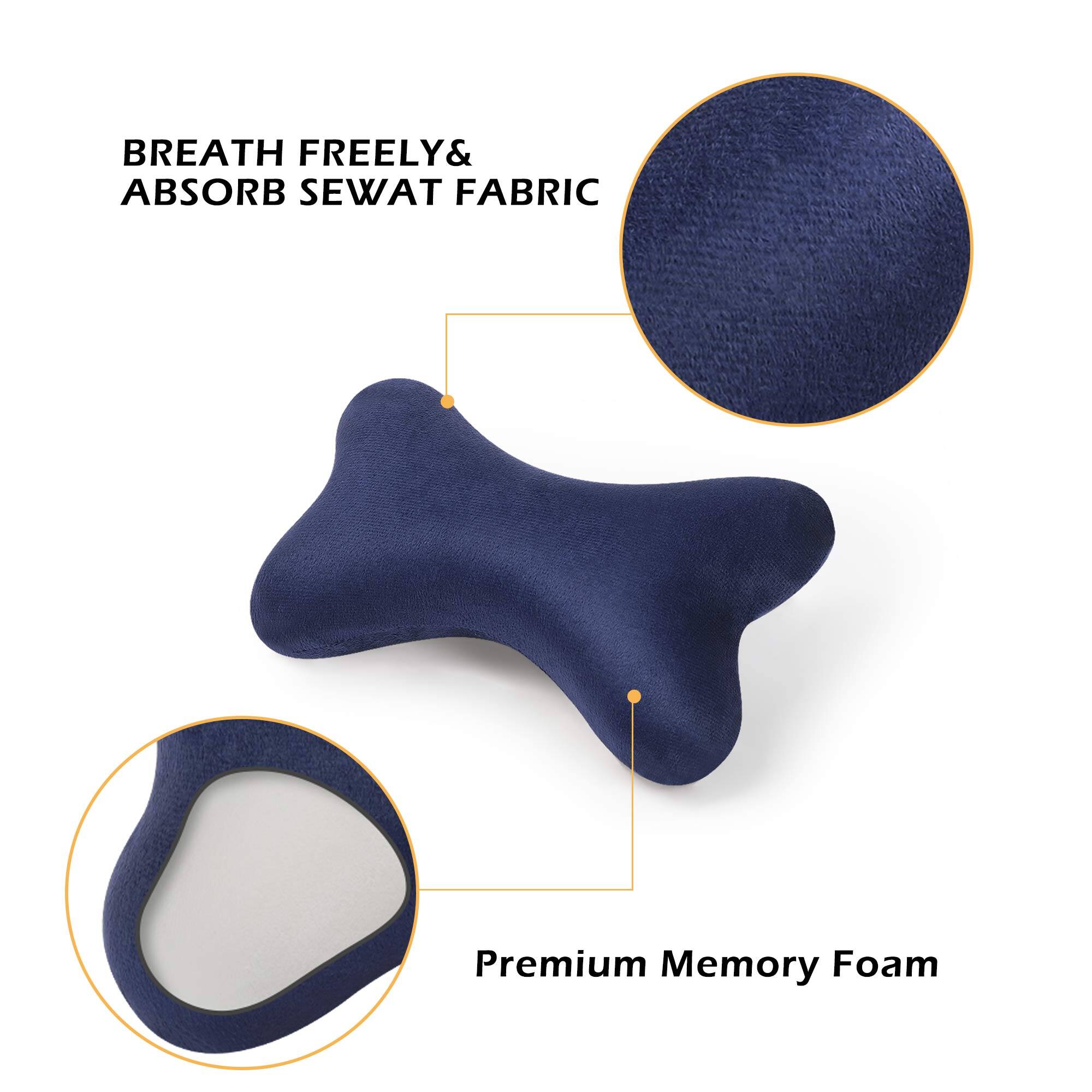 BREATH FREELY & ABSORB SWEAT FABRIC  
Premium Memory Foam