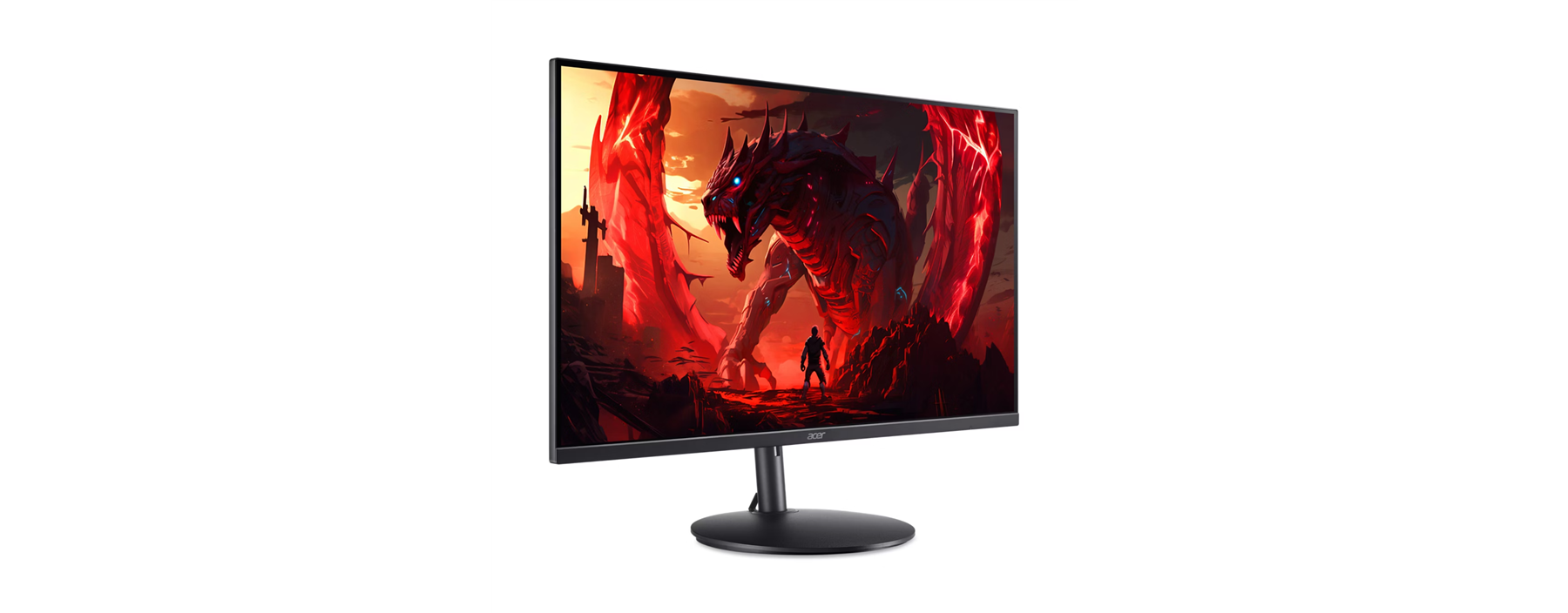 Angle. Acer - 31.5" Nitro XF320QK P0bmiiphx Gaming Monitor 4K UHD 144Hz 250Nit 1ms 100x100mm VESA Mount AMD FreeSync Premium HDMI.