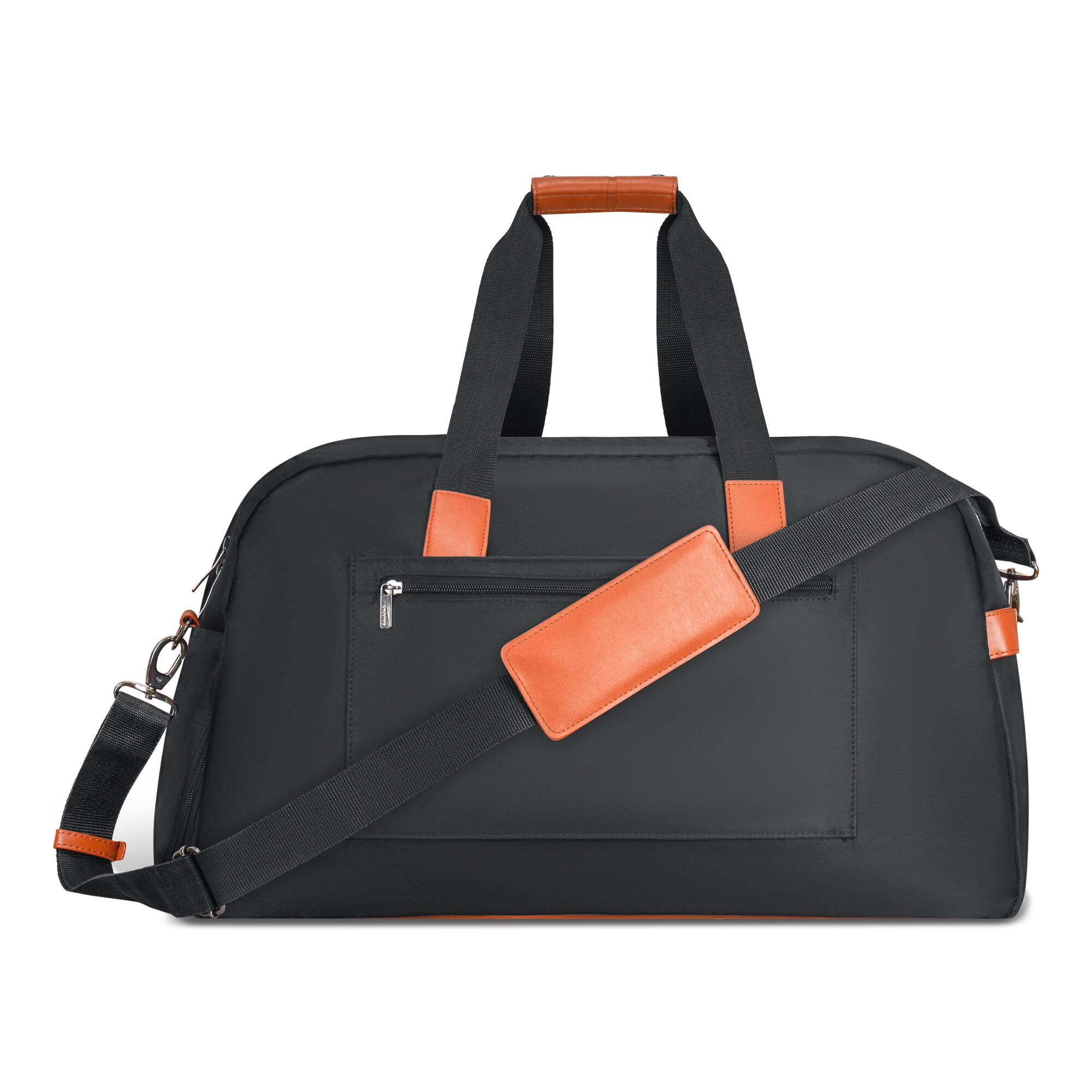 Alt View 4. Champs - Vintage Weekender Duffel Bag - Black.