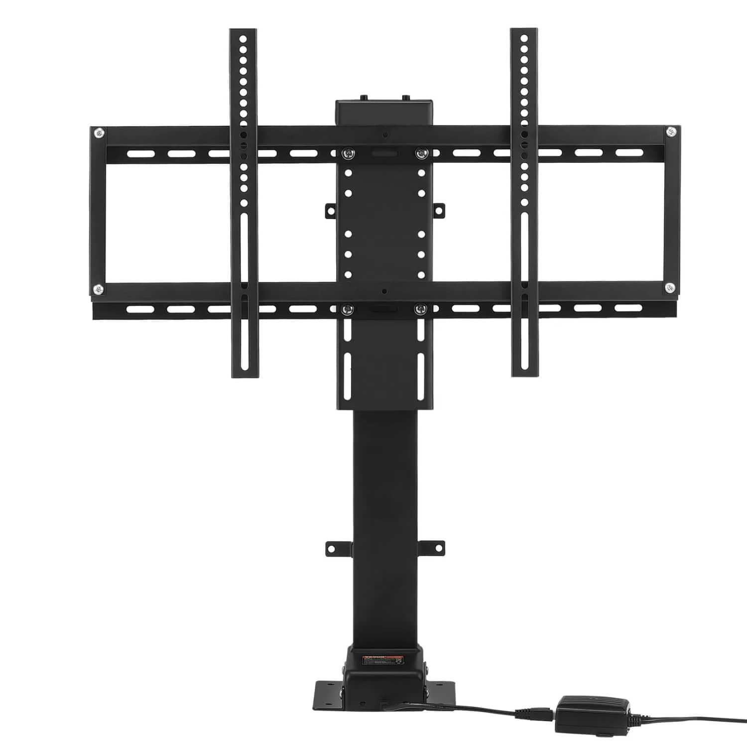 Stock Preferred - Motorized TV Lift 35" Stroke Height Adjustable Electric TV Mount with Remote & Wired Control - Black