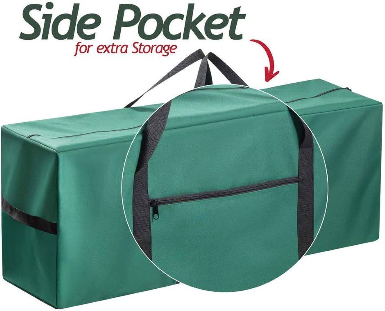 Side Pocket  
for extra Storage