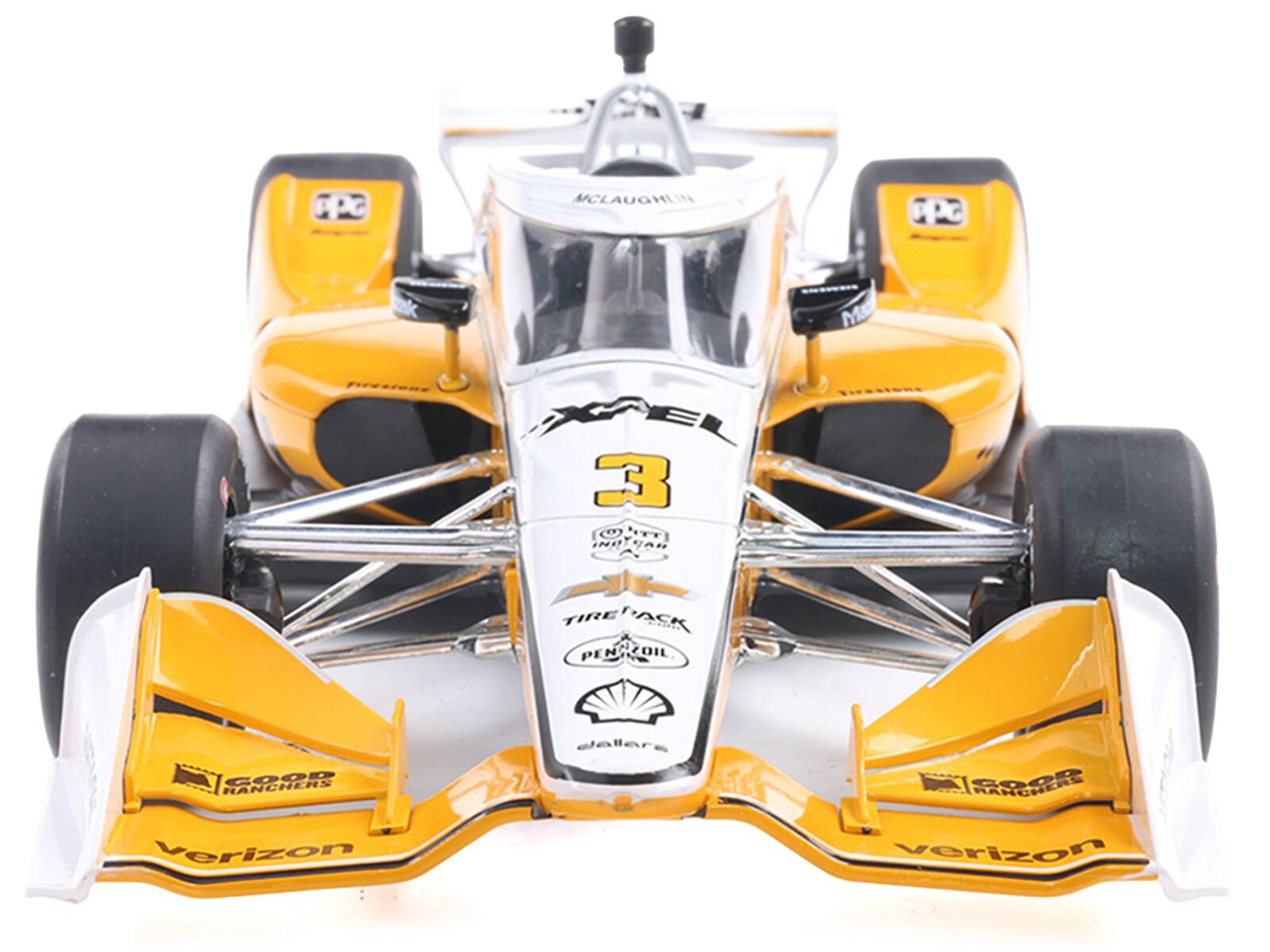 541 MCLAUGHLIN  
59  
Ma presrere  
FEL 3  
G  
NTT INDYCAR SERIES  
TIRE RACK  
PENNZOIL  
COOD RANCHERS  
dallara  
verizon  
verizon