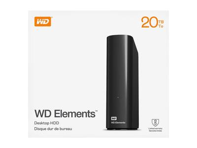 Western Digital WD Elements 20TB USB 3.0 Desktop External Hard Western Digital WD Elements 20TB USB 3.0 Desktop External Hard