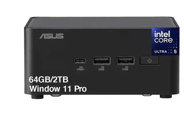 ASUS Intel Core Ultra 5
20G USB
10G USB
10G USB
64GB/2TB
Windows 11 Pro