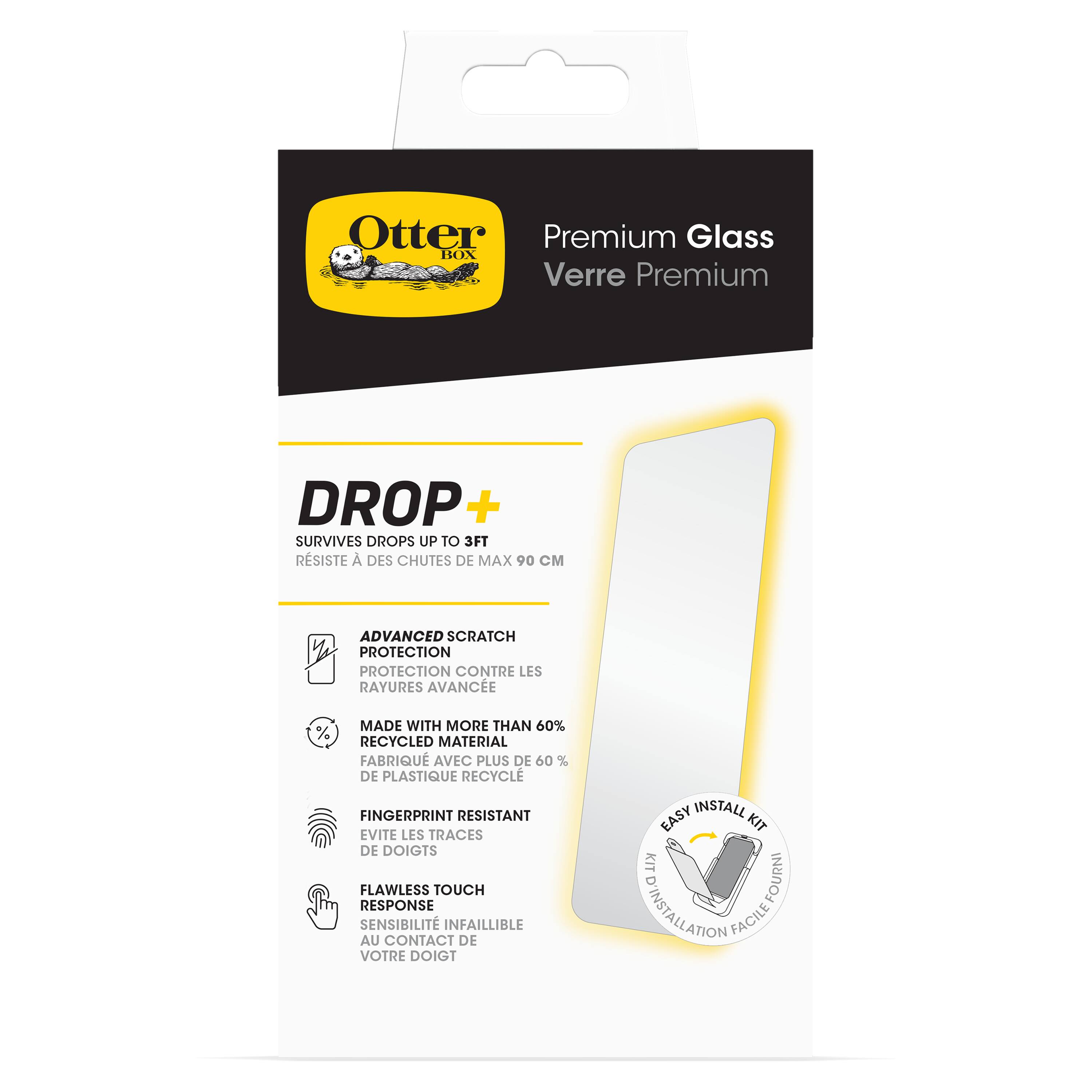 OtterBox - Glass for Apple iPhone 16 Pro Max - Clear