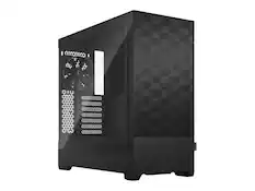 Front. Fractal Design - Pop Air RGB Mid Tower Air RGB Black Clear Tempered Glass ATX - Black.