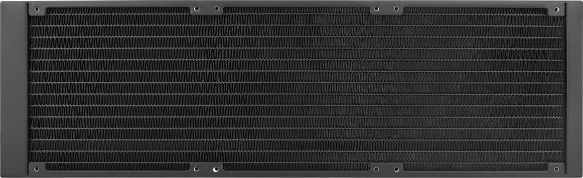 Alt View 12. Thermaltake - TH420 V2 ARGB Sync 420mm AIO Liquid Cooler (3x 140mm ARGB PWM Fans) with Mirror Rotating Cap Design - Black.