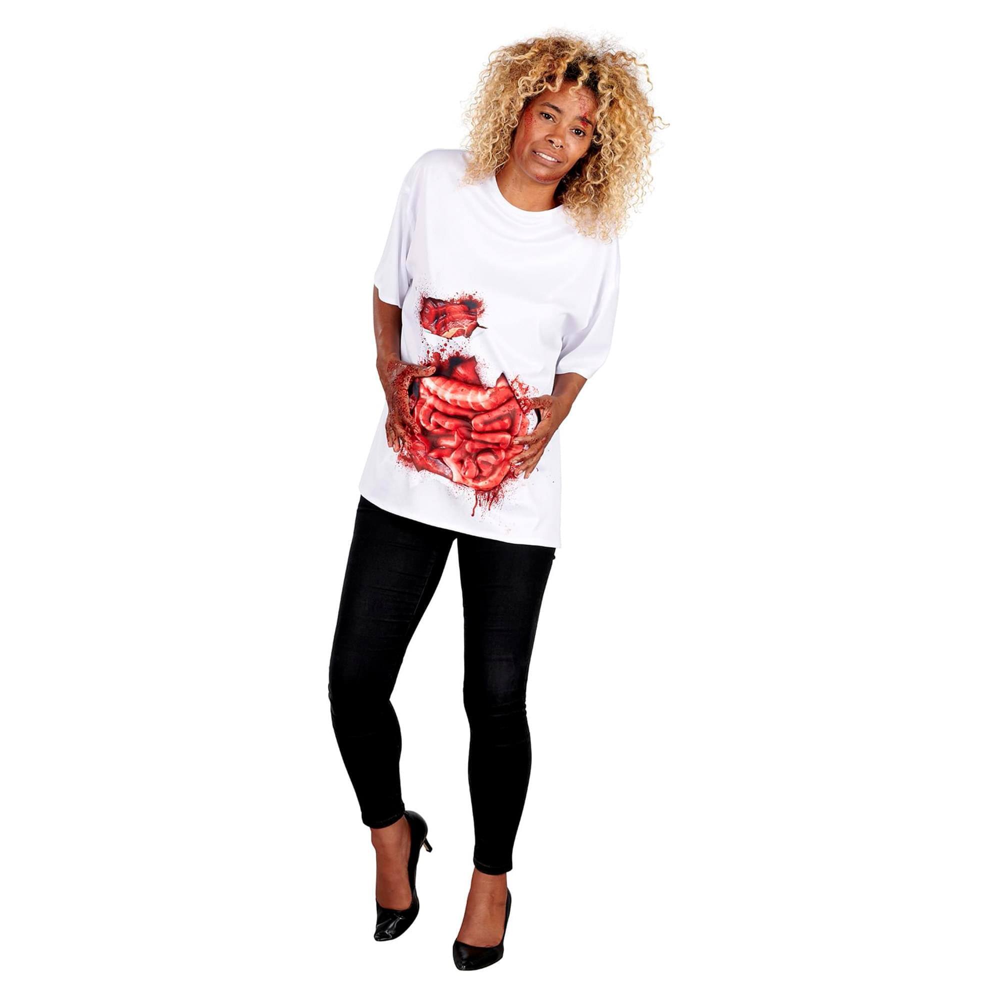 Front. Busy Bee - Guts Adult Costume | X-Large - Red.