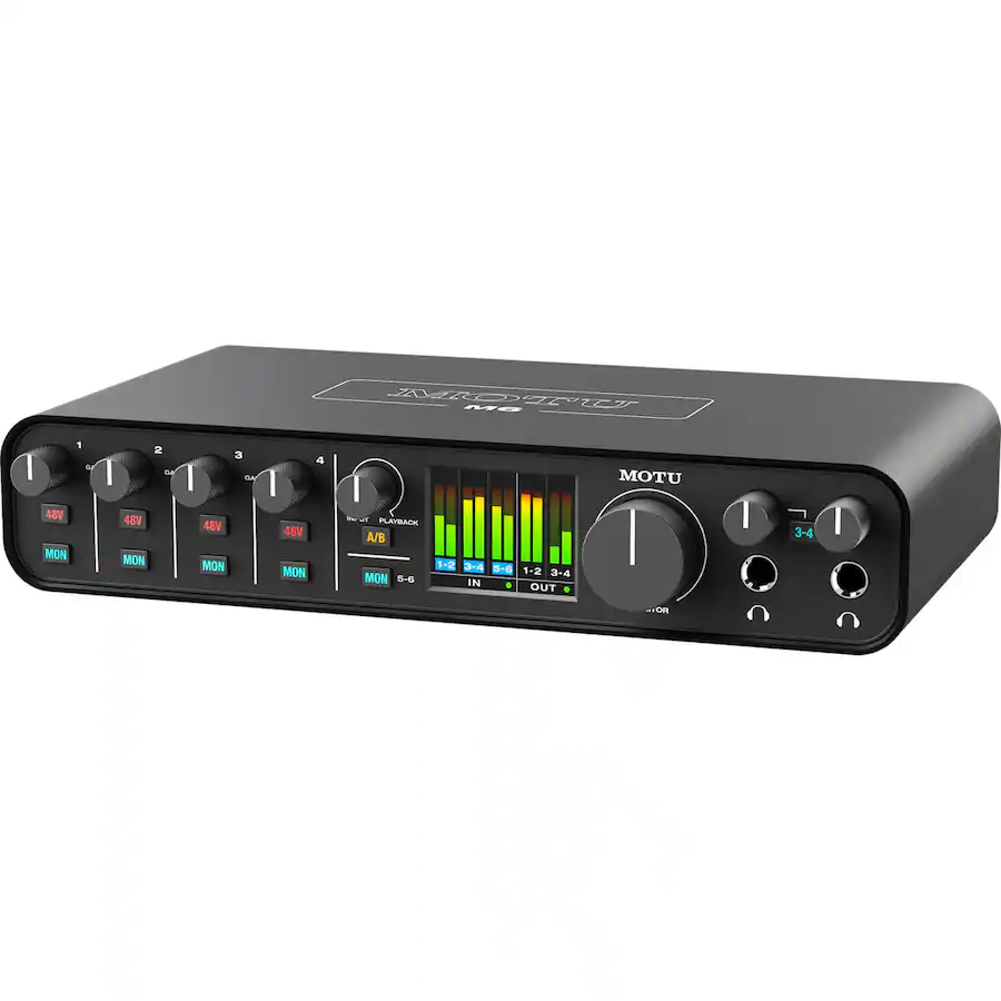 MOTU M6 6x4 USB C Audio/MIDI Interface 3160 - Best Buy