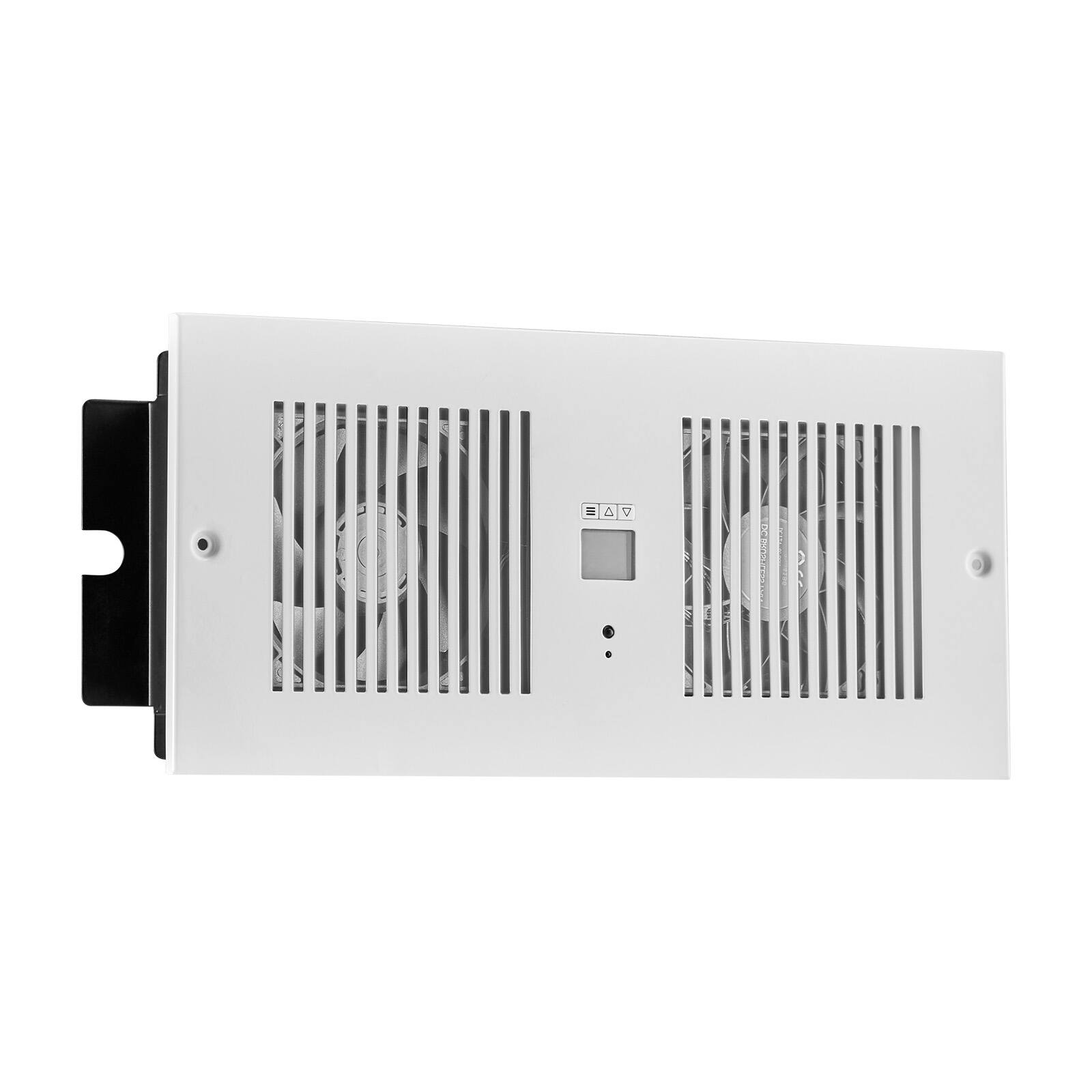 Alt View 5. VEVOR - 4-Inch Room to Room Fan, 2-in-1 300 CFM Through Wall Fan with Remote Control & Temperature Control, 10-Speed Ventilation - White.