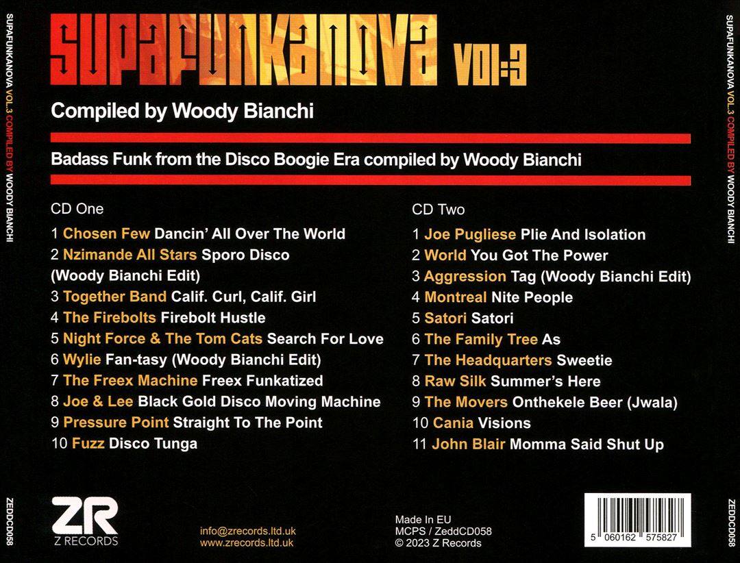 Back. Supafunkanova, Vol. 3: Compiled by Woody Bianchi [LP].