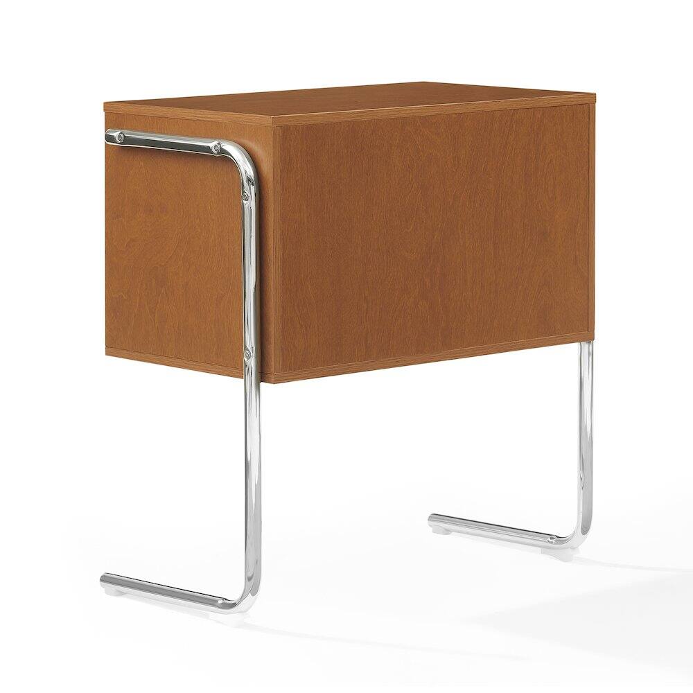Alt View 4. Crosley Furniture - Lily Record Player Stand With Vinyl Storage - White.
