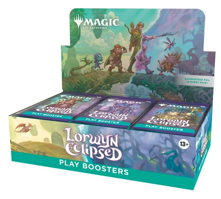 MAGIC THE GATHERING GUARANTEED FOIL IN EVERY PACK!  
Lorwyn Eclipse PLAY BOOSTERS  
13+