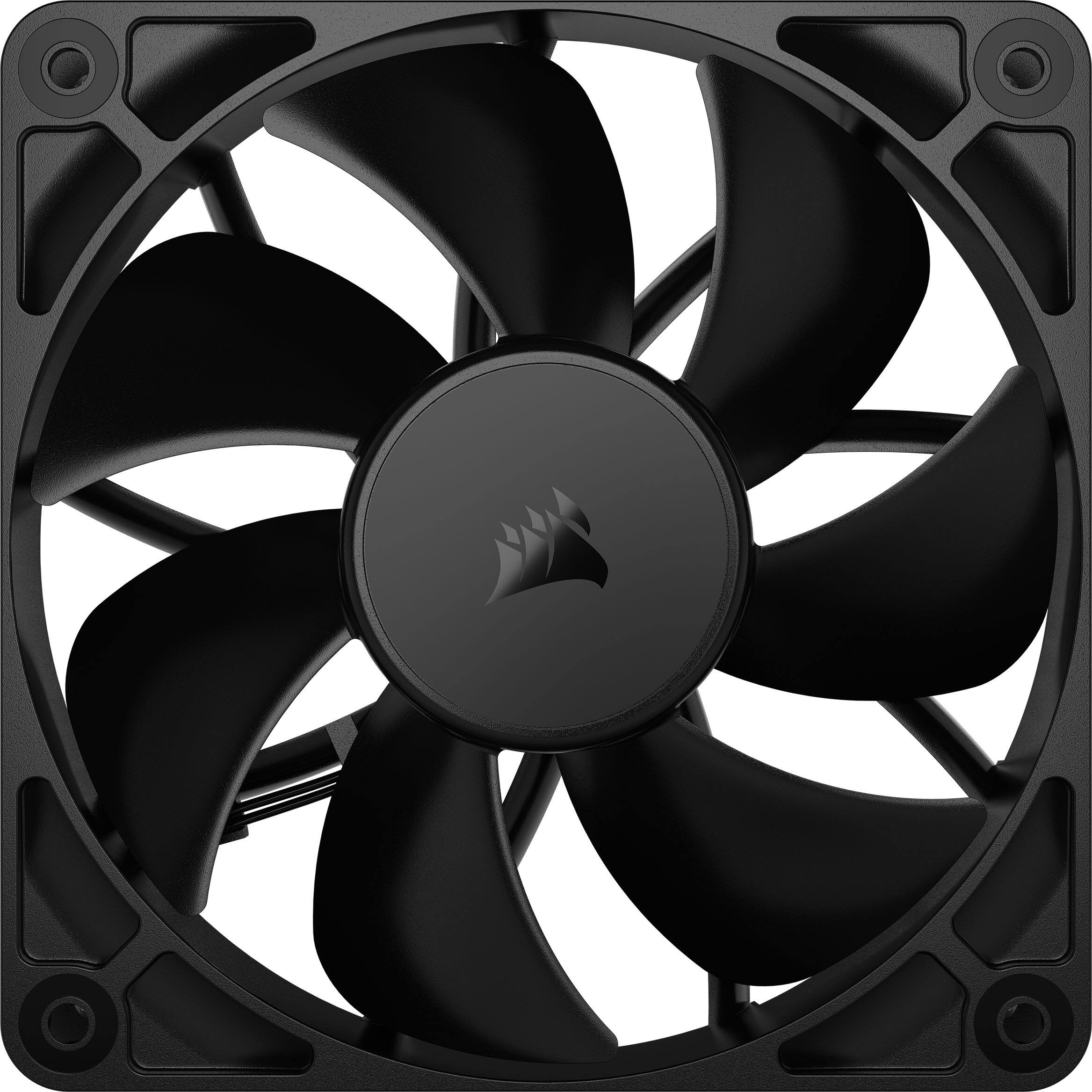 Back. CORSAIR - RS120 120mm PWM Computer Case Fan Expansion Fan - Black.