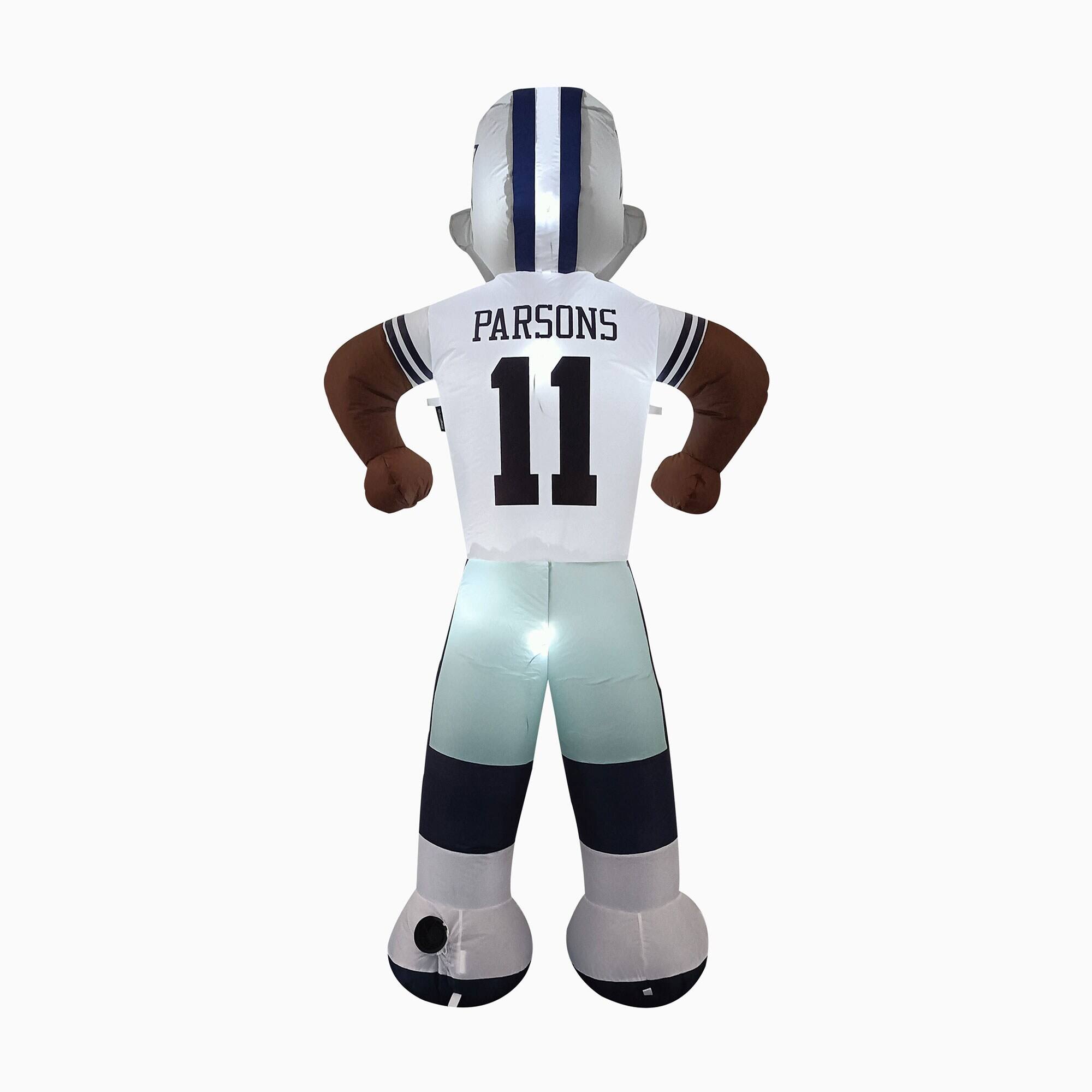 Alt View 2. Logo Brands - Micah Parsons Dallas Cowboys Player Lawn Inflatable - Multicolor.