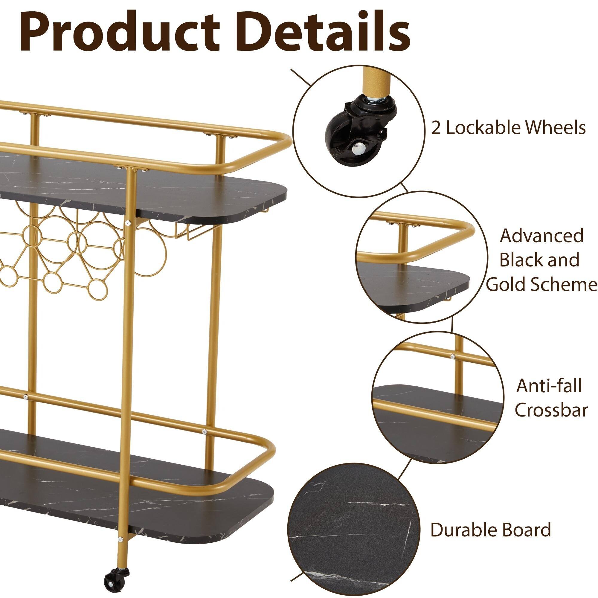 Product Details

- 2 Lockable Wheels
- Advanced Black and Gold Scheme
- Anti-fall Crossbar
- Durable Board