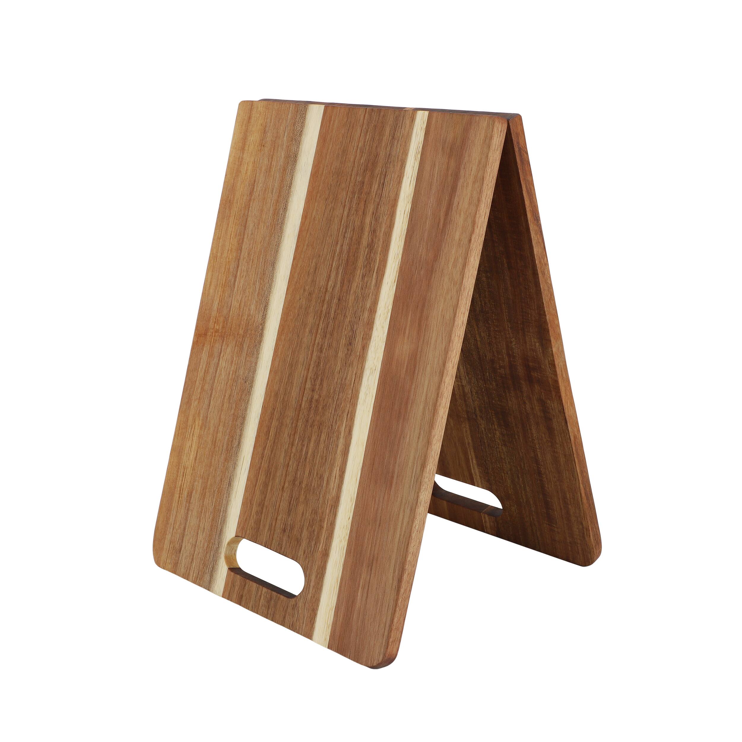 Alt View 4. MegaChef - MegaChef 33 x 12 Inch Acacia Wood Folding Charcuterie Serving Board - Brown.