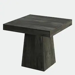 Kadyn - End Table,Dining Table, Living Room Table,31.5" Dining Table, Square Farmhouse Kitchen Table Dinner Table - Black