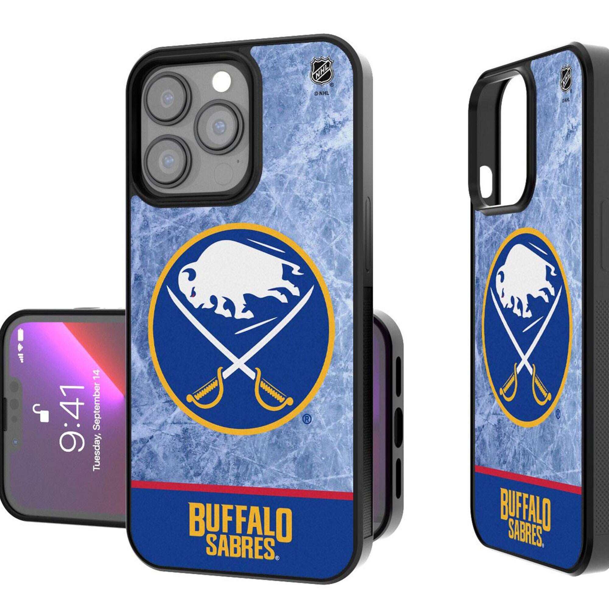 Keyscaper - NHL - Buffalo Sabres Bump Case with 8.2ft Drop Protection - 15 - Multicolor