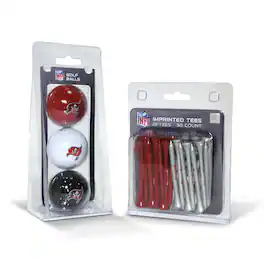 Team Golf - Tampa Bay Buccaneers 3-Golf Ball & 50-Golf Tee Set - Multicolor