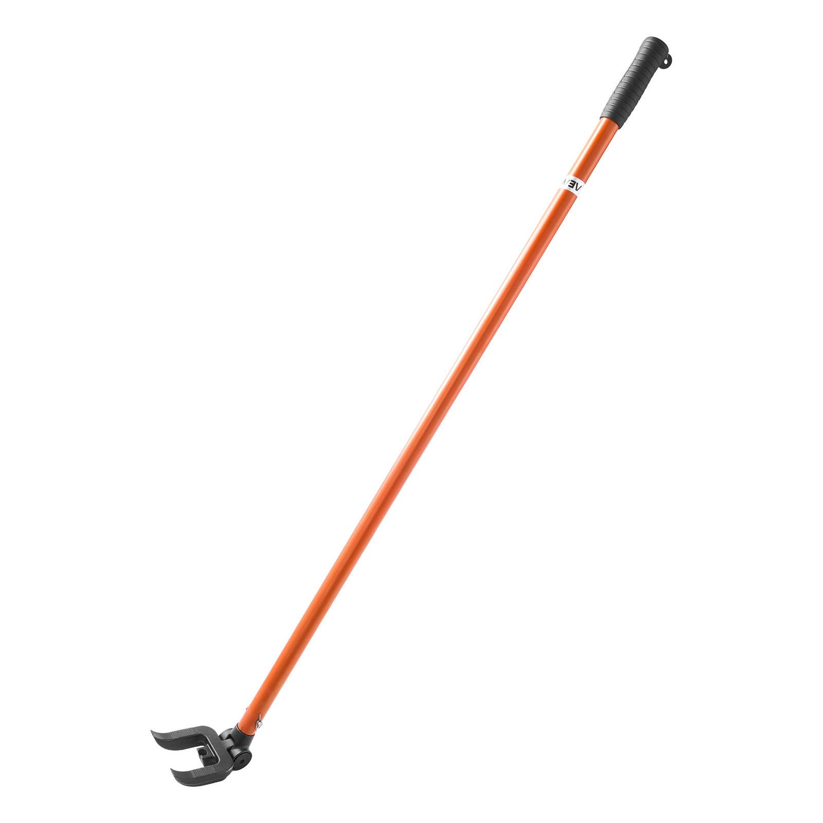Alt View 5. VEVOR - Pallet Buster Tool, 44 Inch Carbon Steel Handle Wrecking Pry Bar, 2000 lbs Weight Capacity, Heavy Duty Deck Board - Orange.