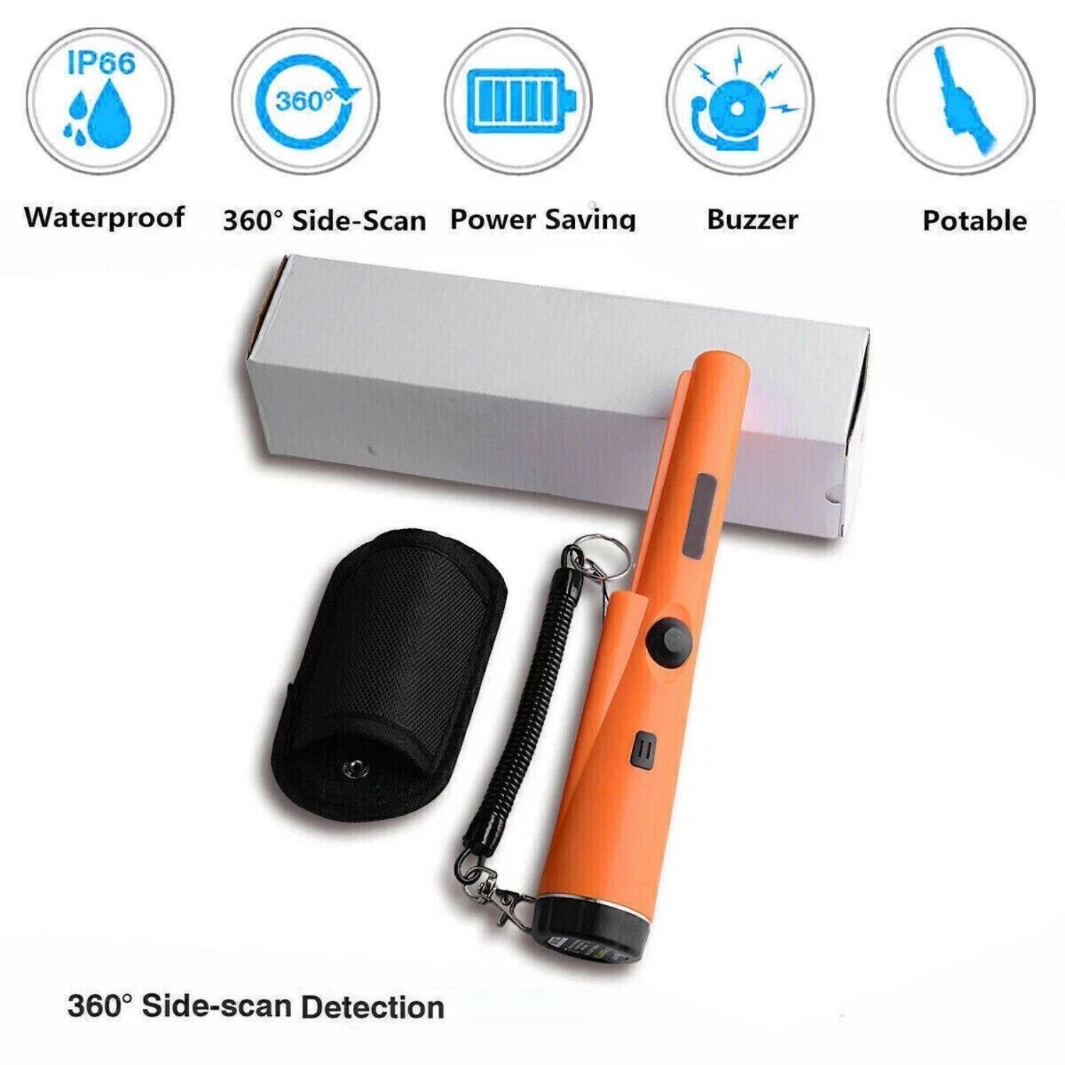 IP66 Waterproof  
360° Side-Scan  
Power Saving  
Buzzer  
Portable  

360° Side-scan Detection