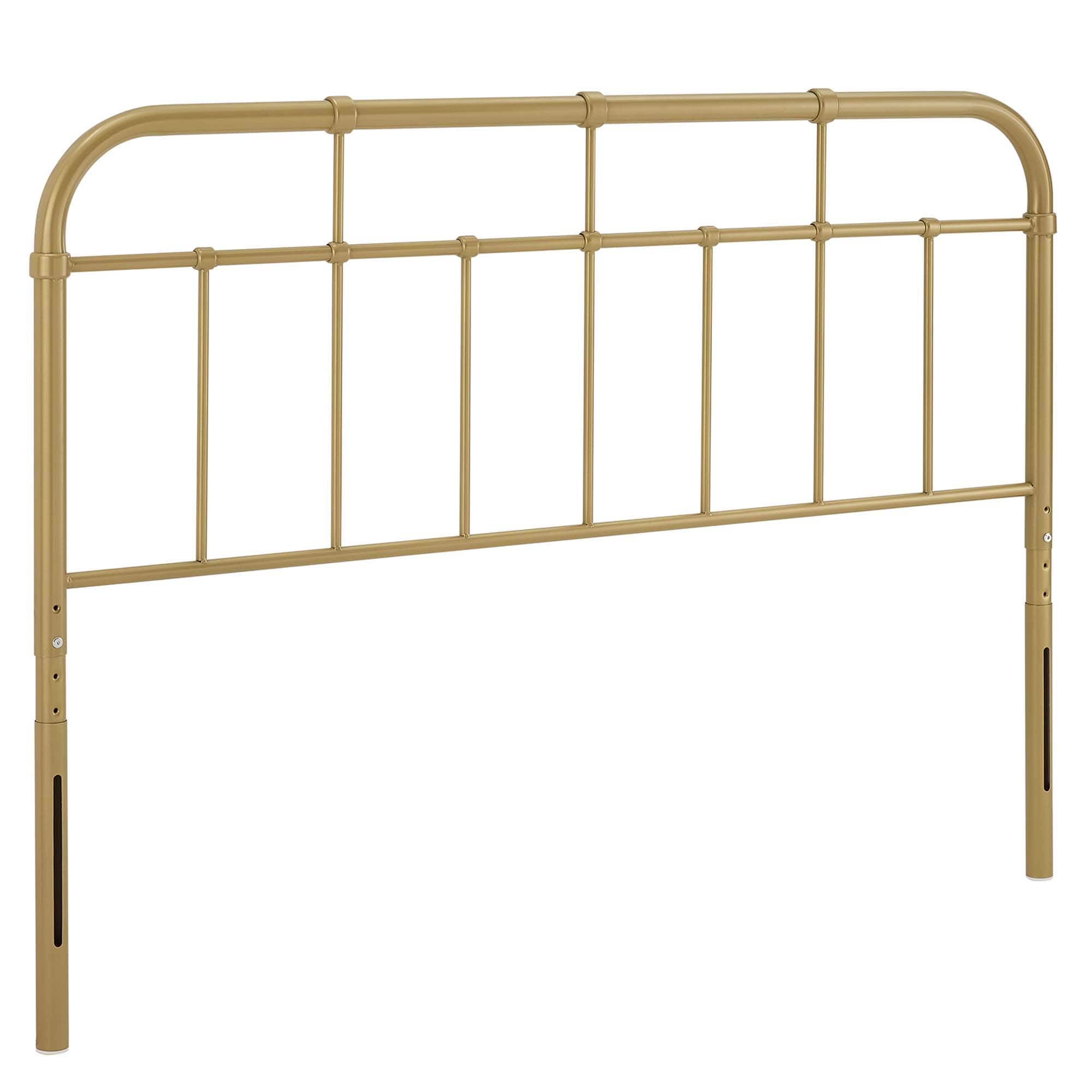 Alessia Metal King Headboard by Modway - Yellow