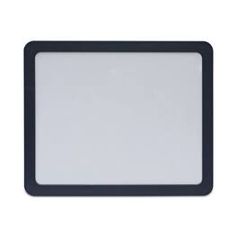 Universal - Recycled Cubicle Dry Erase Board, 15.88" x 12.88", White Surface, Charcoal Gray Plastic Frame