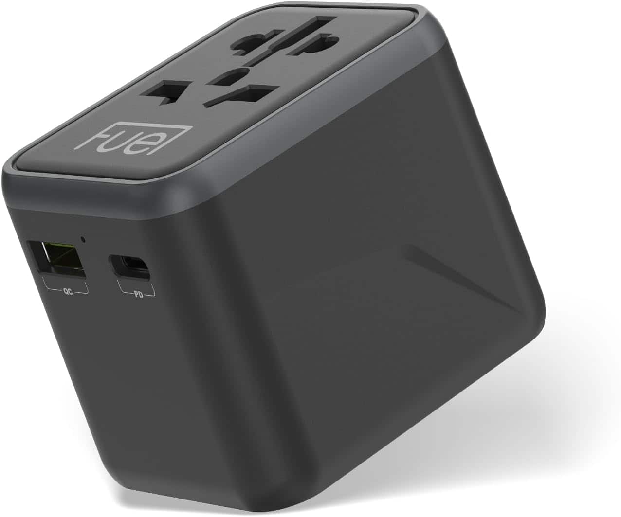 Case-Mate - FUEL 20W World Travel Adapter - Black
