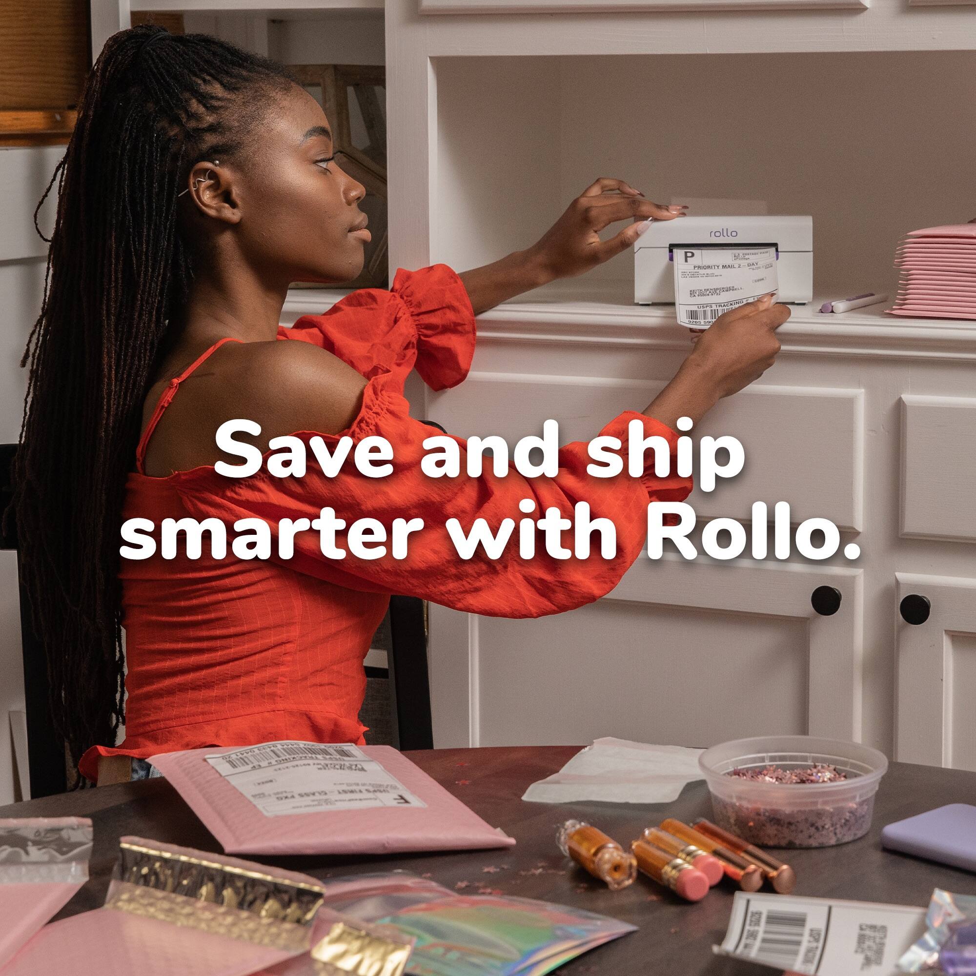 Save and ship smarter with Rollo.