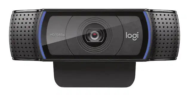 Front. Logitech - C920e Full HD 1080p Business Webcam - Black.