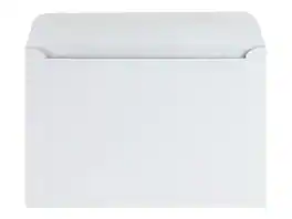 Quality Park - Gummed Booklet Envelopes, 6" x 9", 100/Box - White Wove