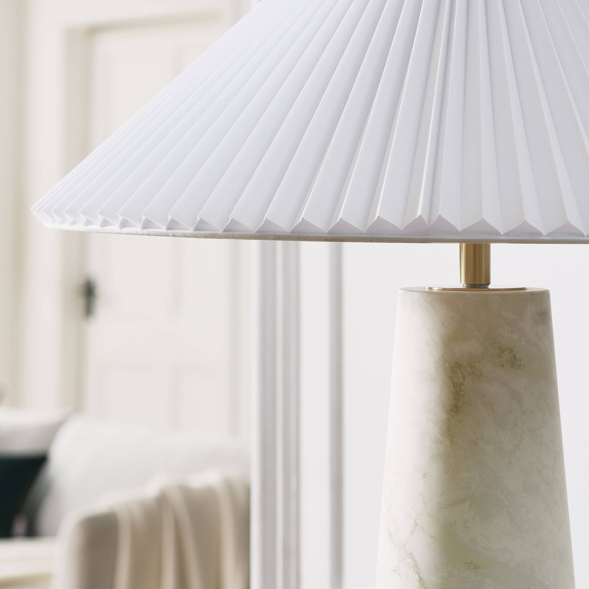 Alt View 2. Modway - Nera Marble Table Lamp by Modway - White.