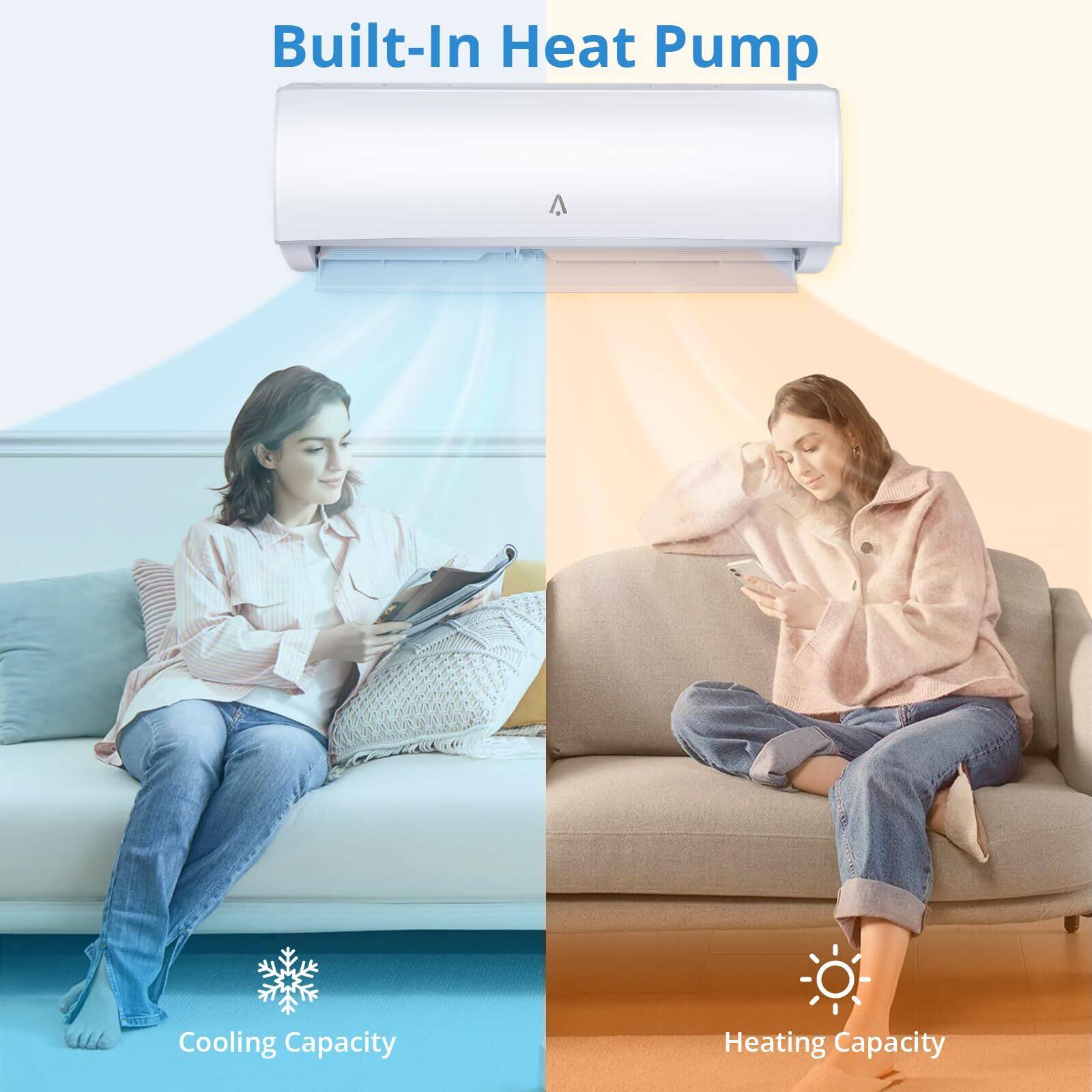 Built-In Heat Pump

Cooling Capacity

Heating Capacity
