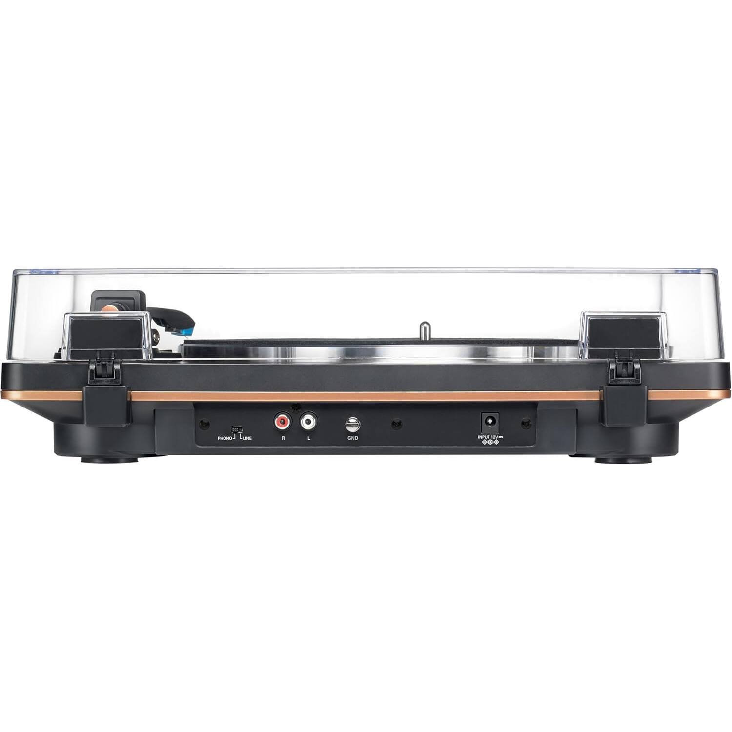 Alt View 5. Audio-Technica - Fully Automatic Belt-Drive Turntable, Black/Bronze + 2 Year Extended Warranty Bundle.