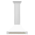 ZLINE Autograph Edition - 30 inches - Externally Vented - Wall Range Hood - White Matte