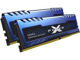 Silicon Power - 32GB DDR4 3200 XPOWER Turbine RAM SP032GXLZU320FDA - Blue