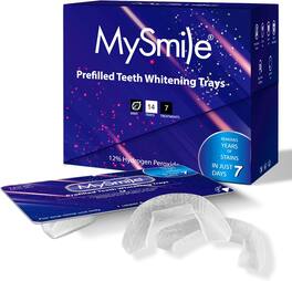 MySmile - Prefilled Teeth Whitening Trays Kit, 12% Hydrogen Peroxide - Purple